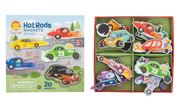 Tiger Tribe Hot Rods Magnets