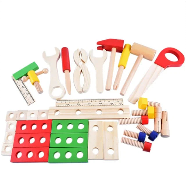 On the Go Wooden Toolbox