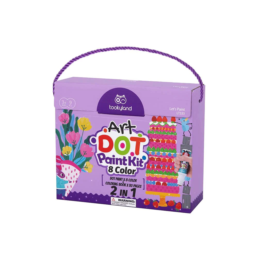 Tooky Land Dot Art Set - 8 piece