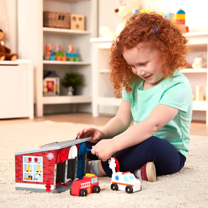 Melissa and Doug Key and Car Rescue Garage