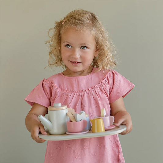 Little Dutch wooden Tea Set Multicolour