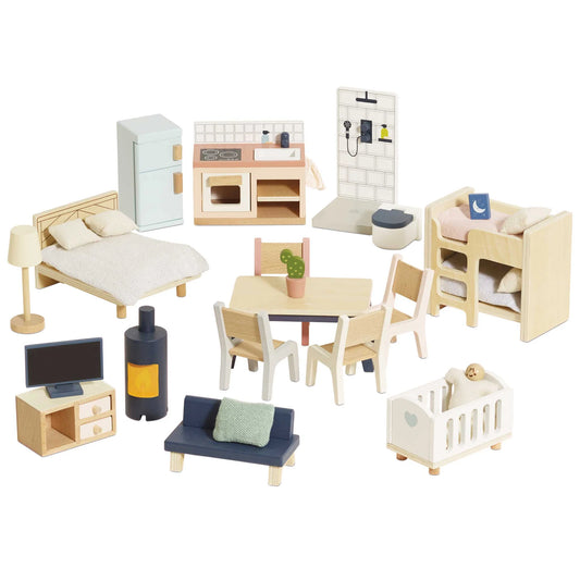 Le Toy Van Complete Dolls House Furniture Set