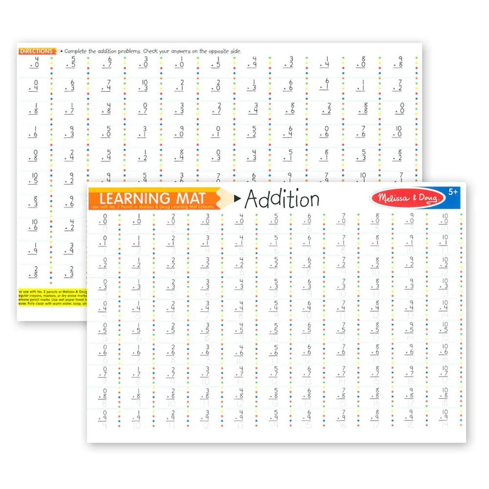 Melissa & Doug Learning Mats - Various Designs