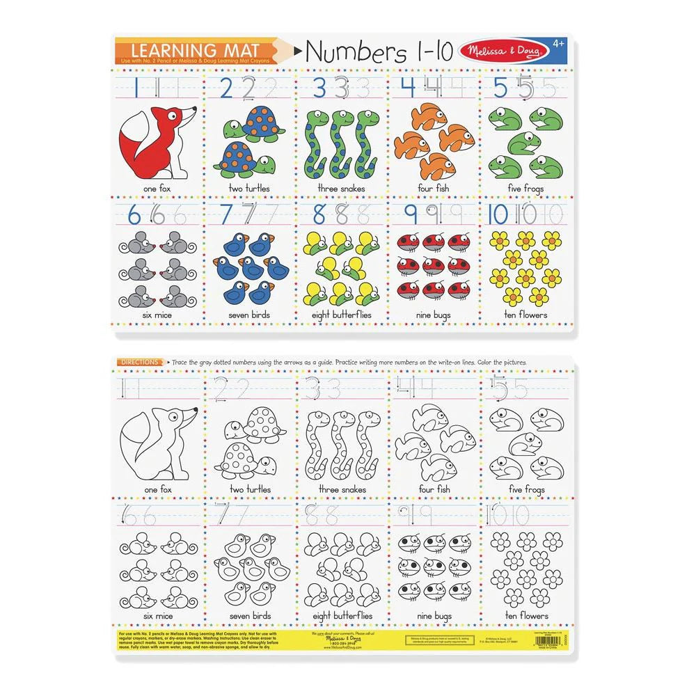 Melissa & Doug Learning Mats - Various Designs