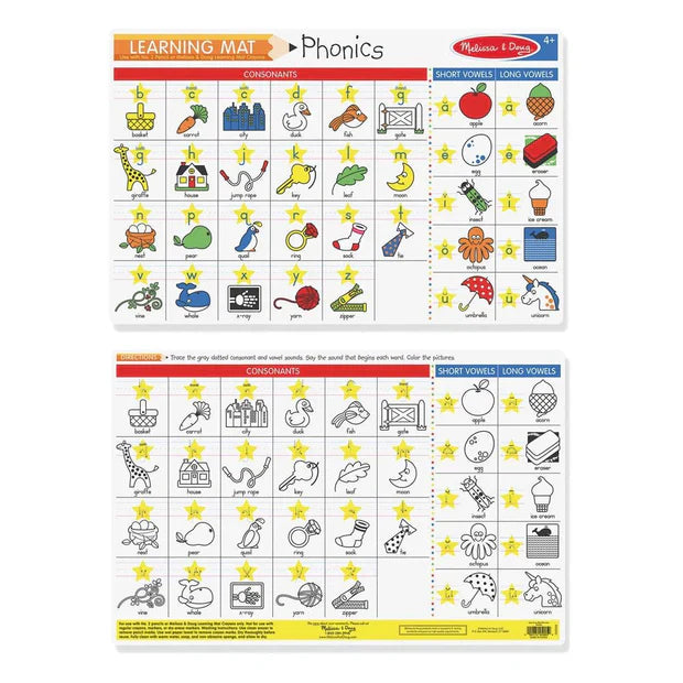 Melissa & Doug Learning Mats - Various Designs