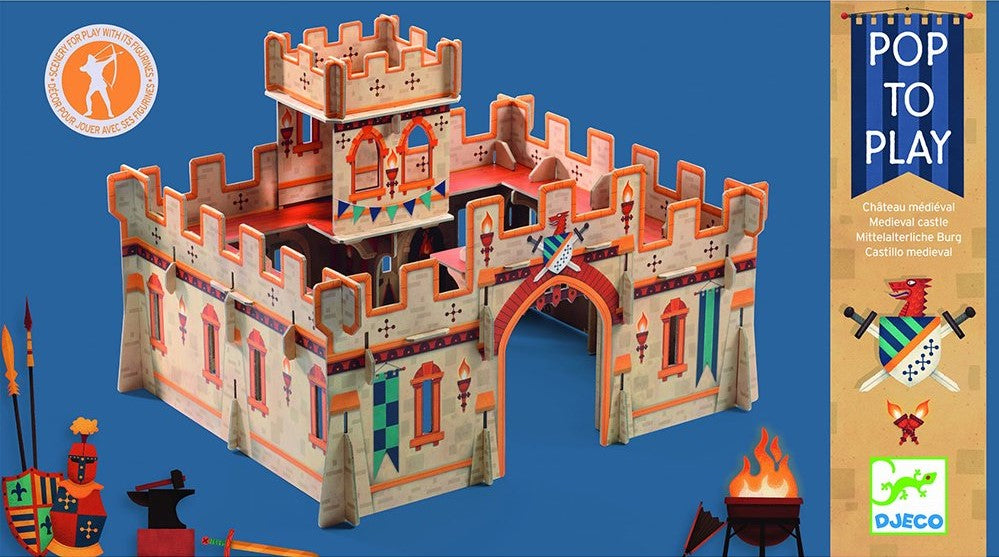 Djeco Pop to Play Medieval Castle