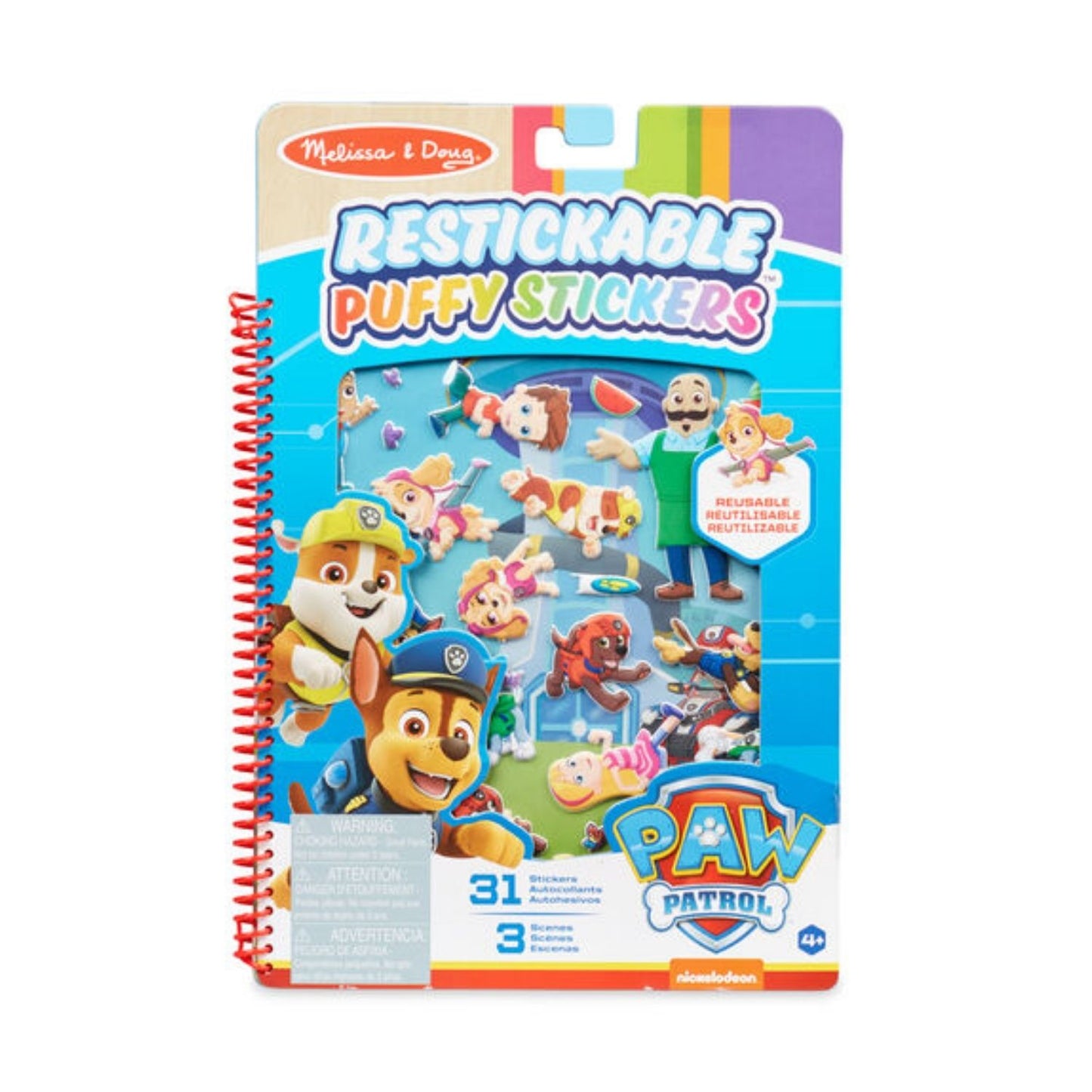 Melissa and Doug Paw Patrol Puffy Sticker Sets