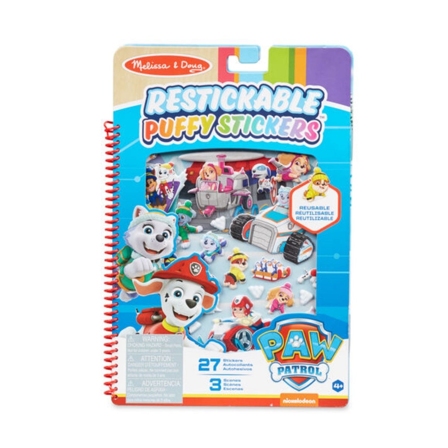 Melissa and Doug Paw Patrol Puffy Sticker Sets