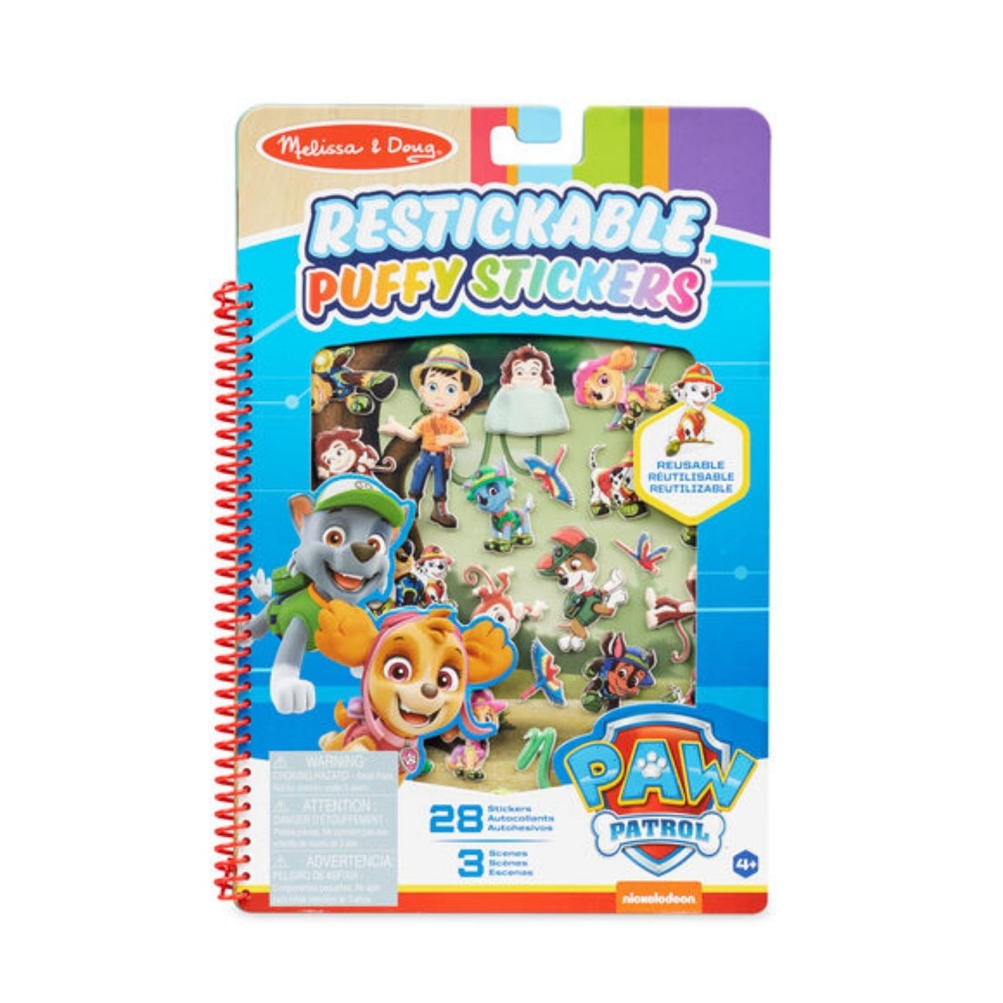 Melissa and Doug Paw Patrol Puffy Sticker Sets