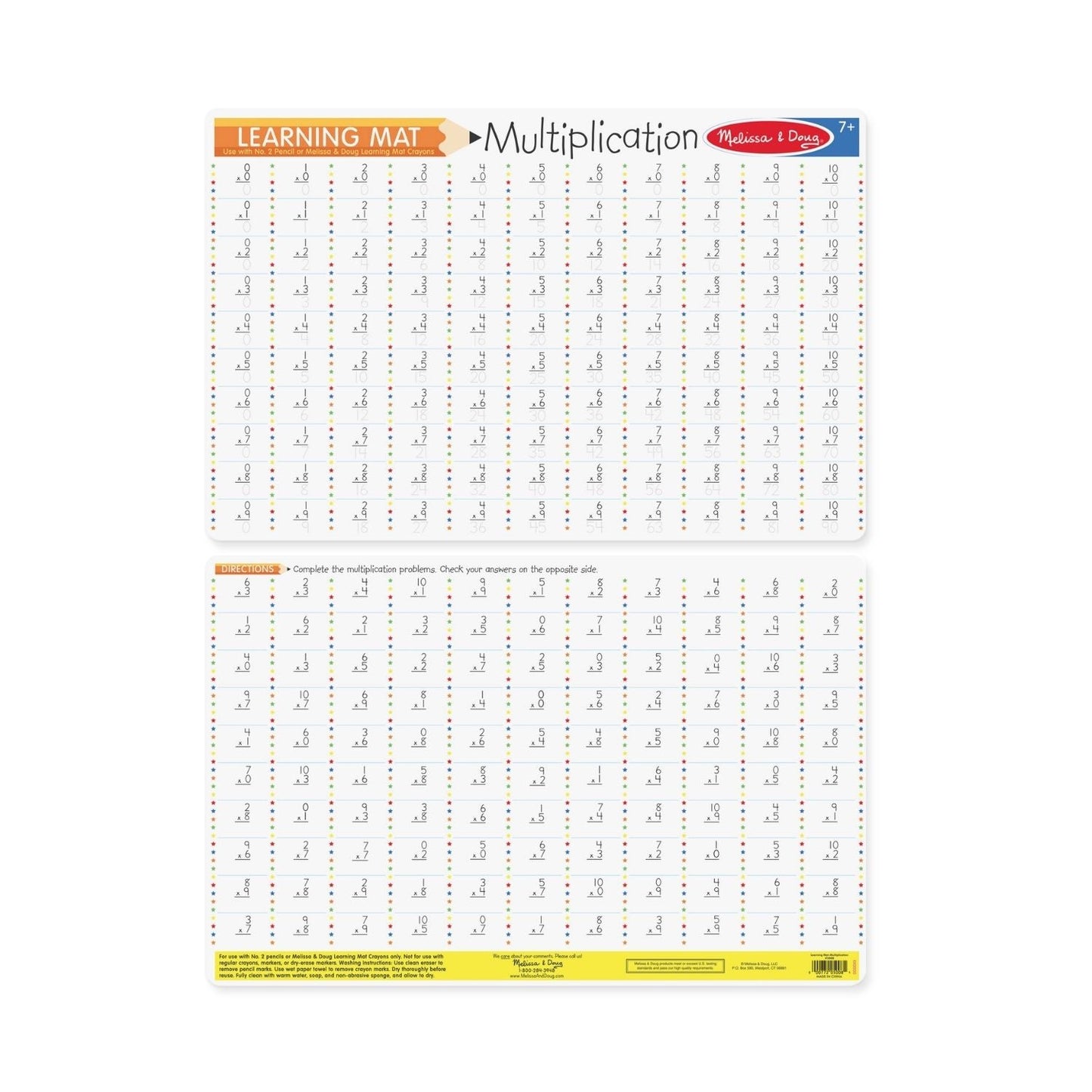 Melissa & Doug Learning Mats - Various Designs