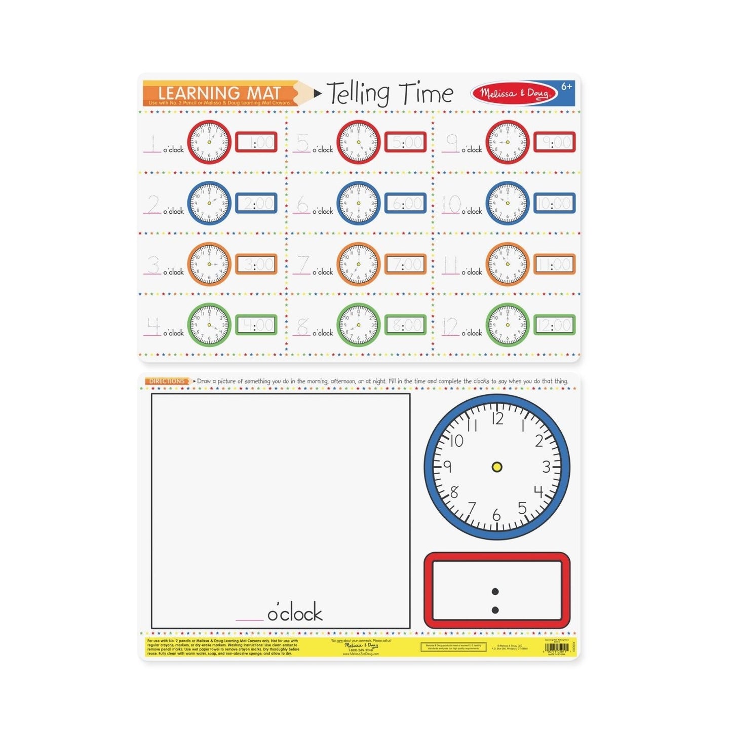 Melissa & Doug Learning Mats - Various Designs