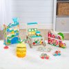 Melissa & Doug Wooden Shape Sorting Grocery Cart
