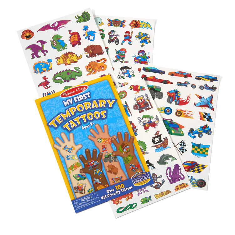Melissa & Doug - My First Temporary Tattoos (Blue)