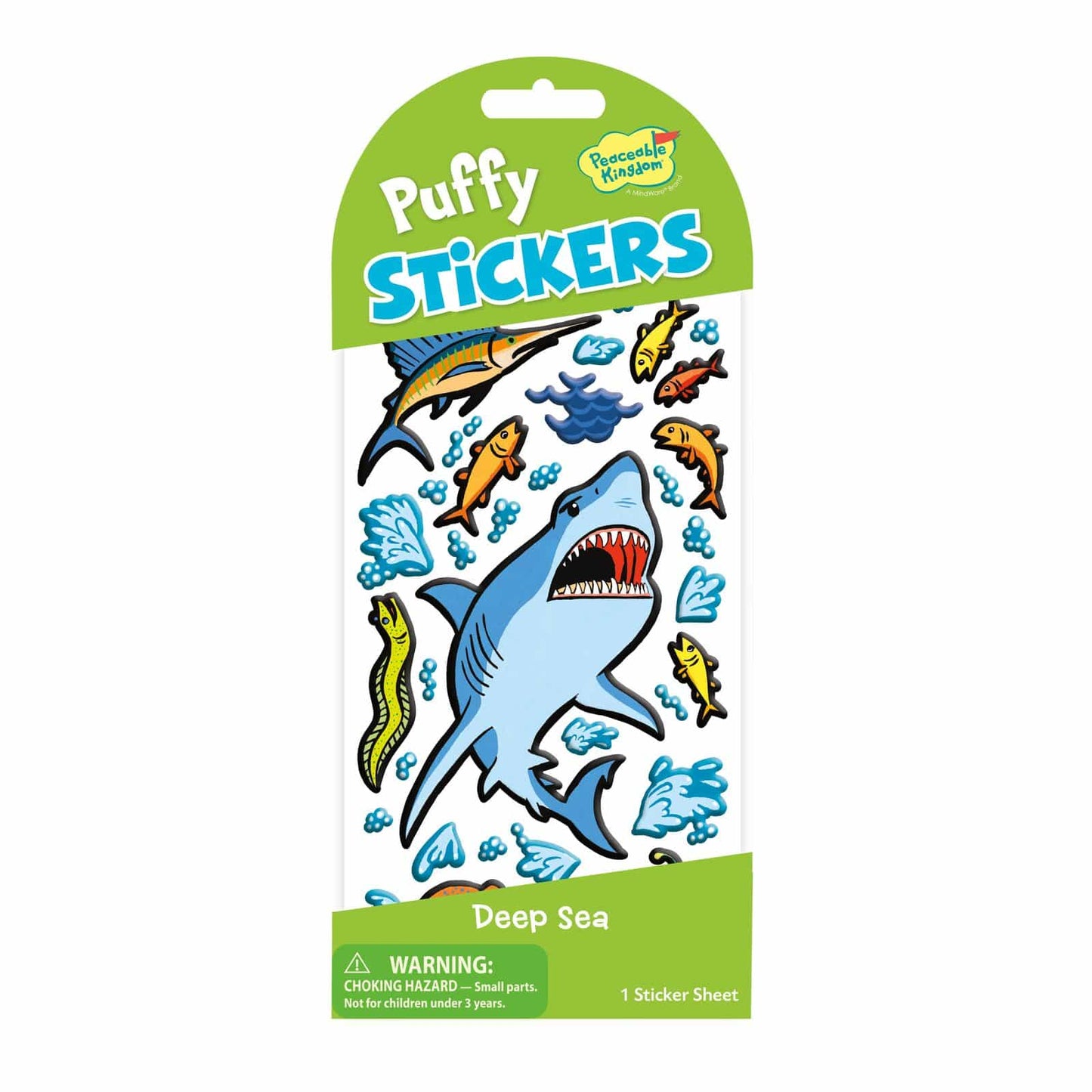 Peaceable Kingdom Puffy Stickers - Various Designs