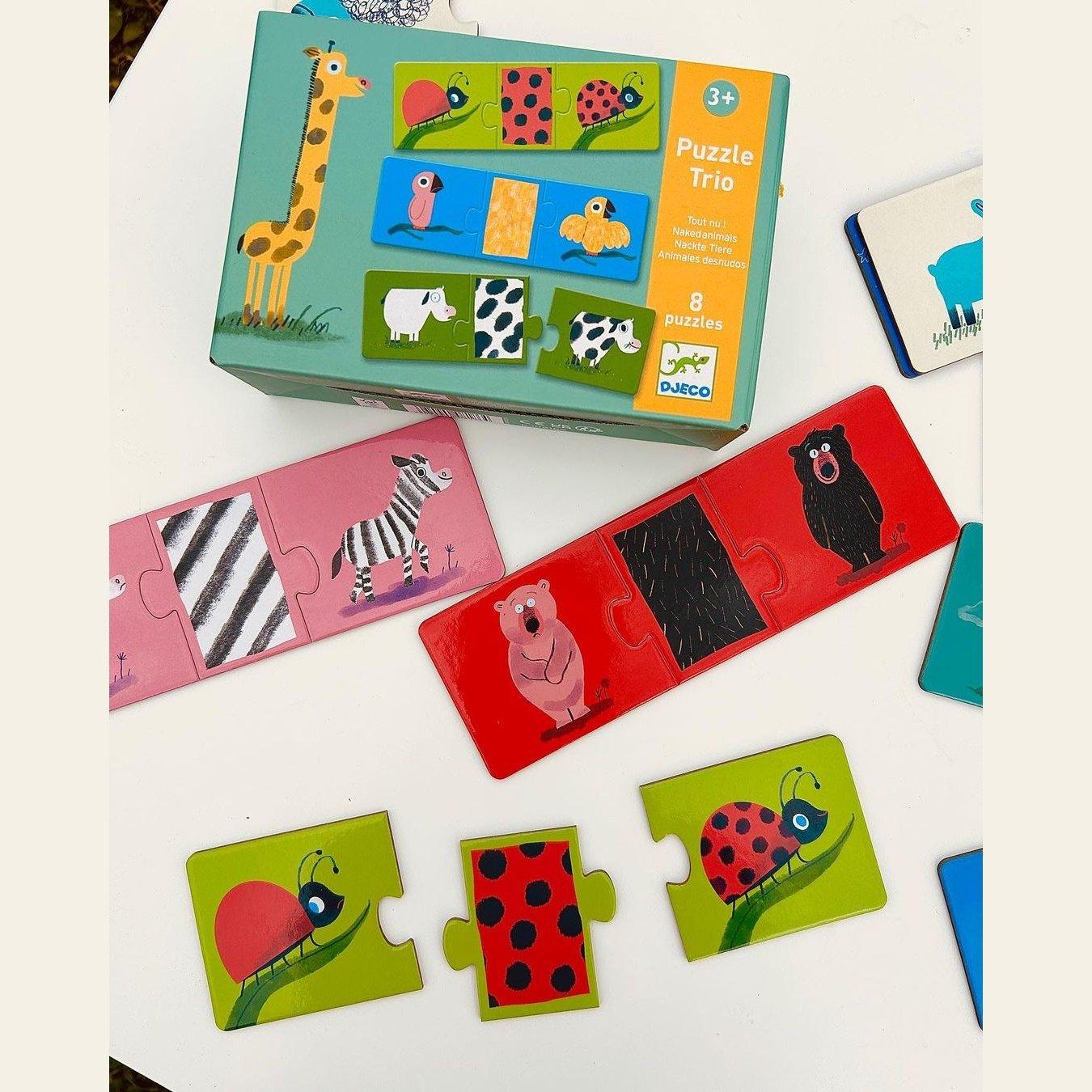 Djeco Trio Puzzles - Various Designs