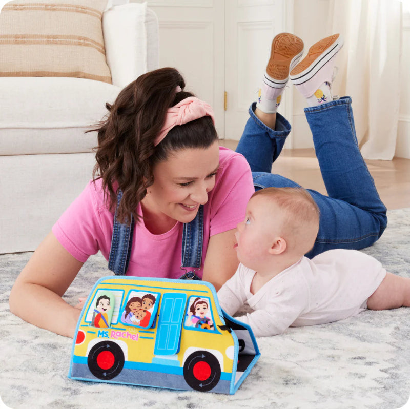 Melissa & Doug Ms Rachel Tummy Time Activity Bus Play Mat