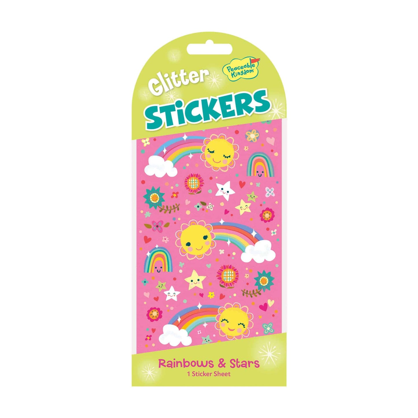 Peaceable Kingdom Glitter Stickers - Various Designs