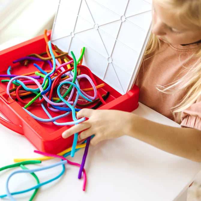 Melissa & Doug Rainbow Cord & Picture Pattern Maker