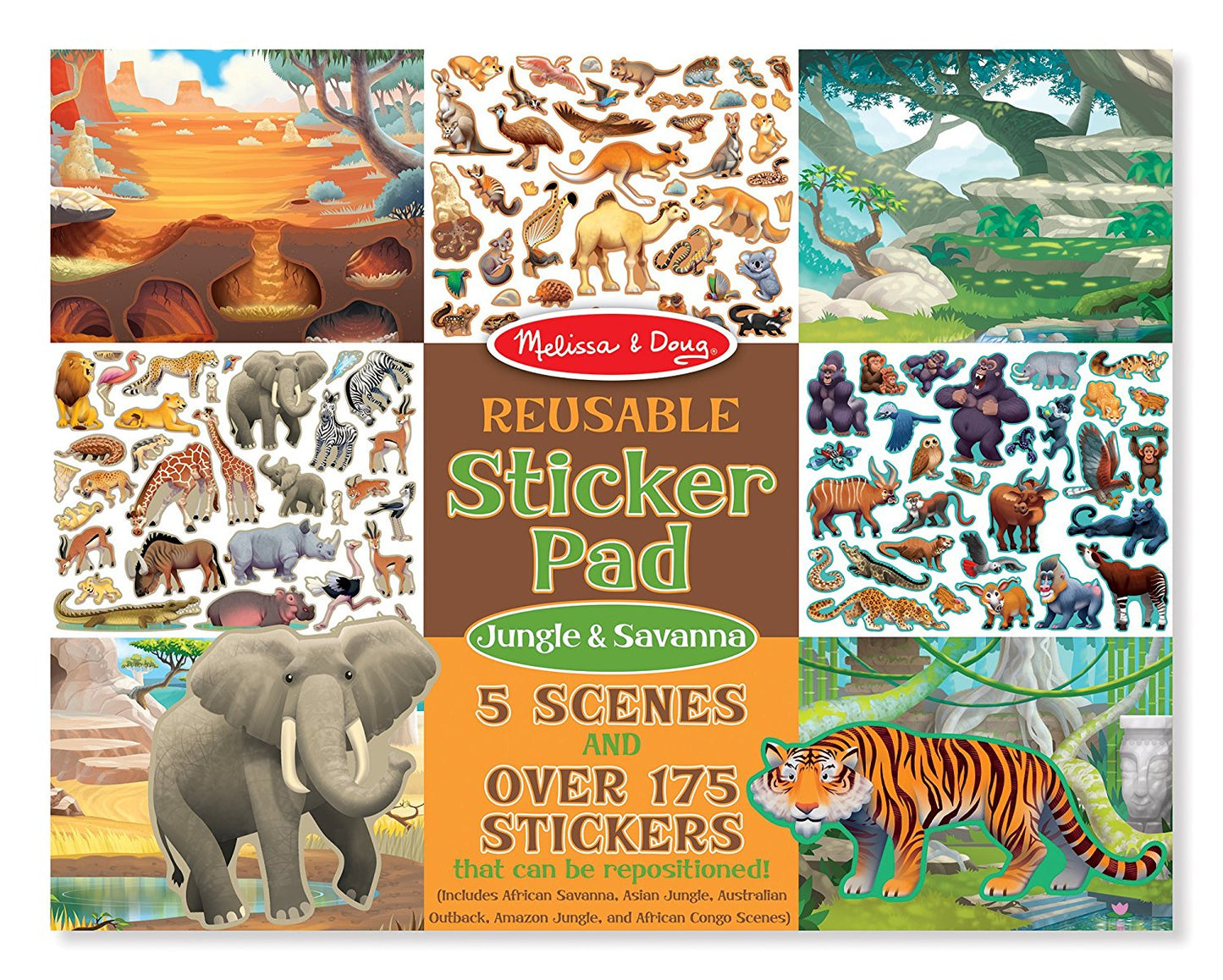 Melissa & Doug Reusable Sticker Pad