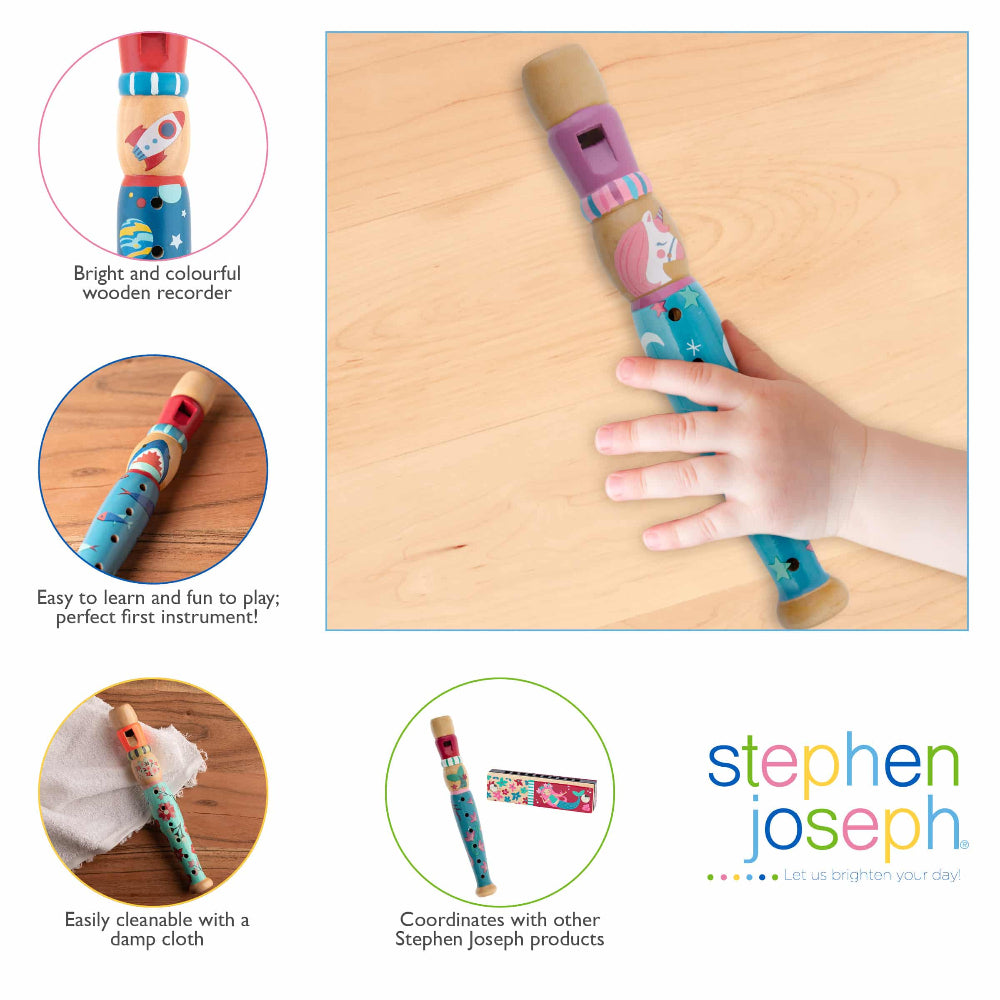 Stephen Joseph Recorder Flute - Various Designs