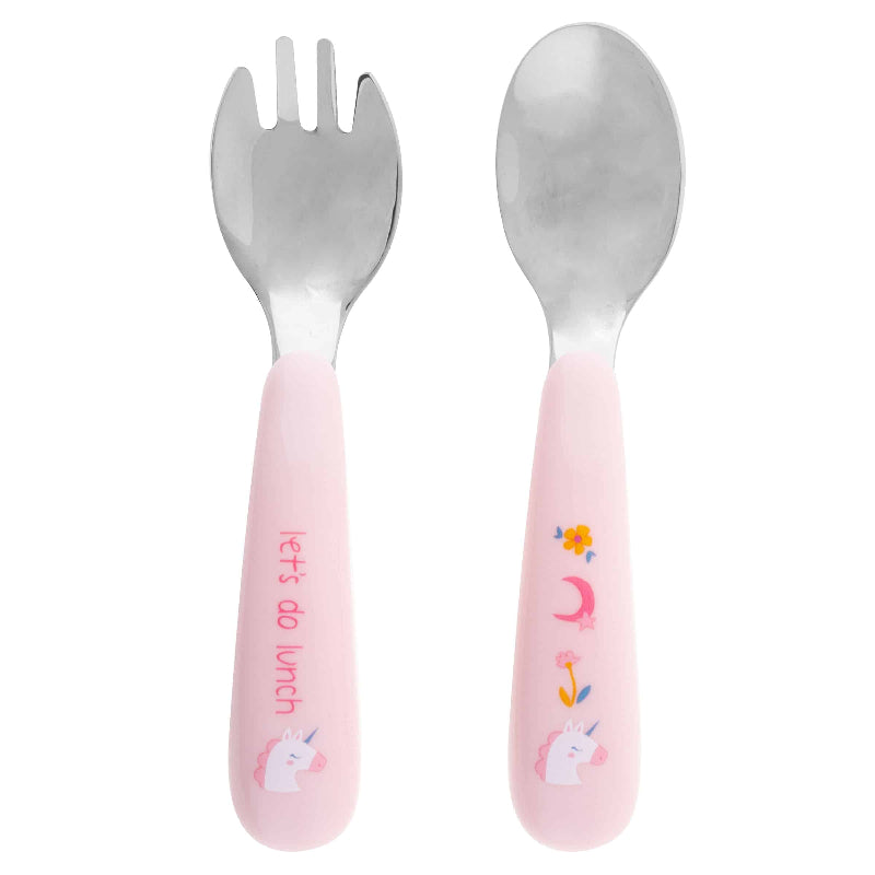 Stephen Joseph Silverware Spoon and Fork Set