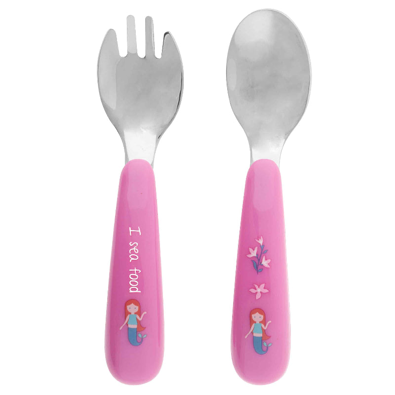 Stephen Joseph Silverware Spoon and Fork Set