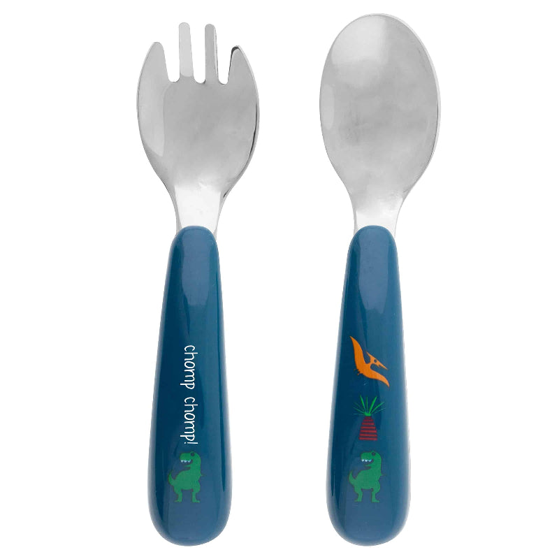 Stephen Joseph Silverware Spoon and Fork Set