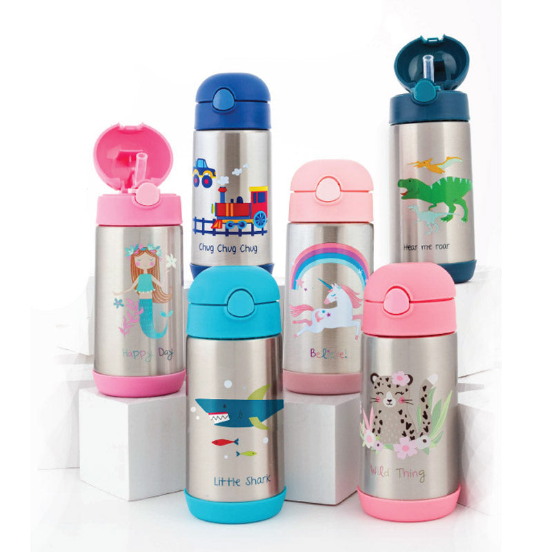 Stephen Joseph Double Wall Stainless Steel Water Bottles