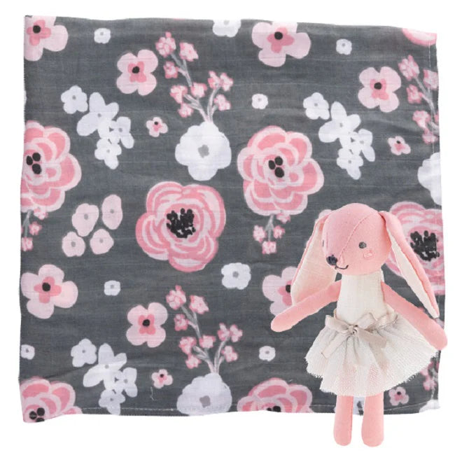 Stephen Joseph Muslin Blanket and Stuffed Animal