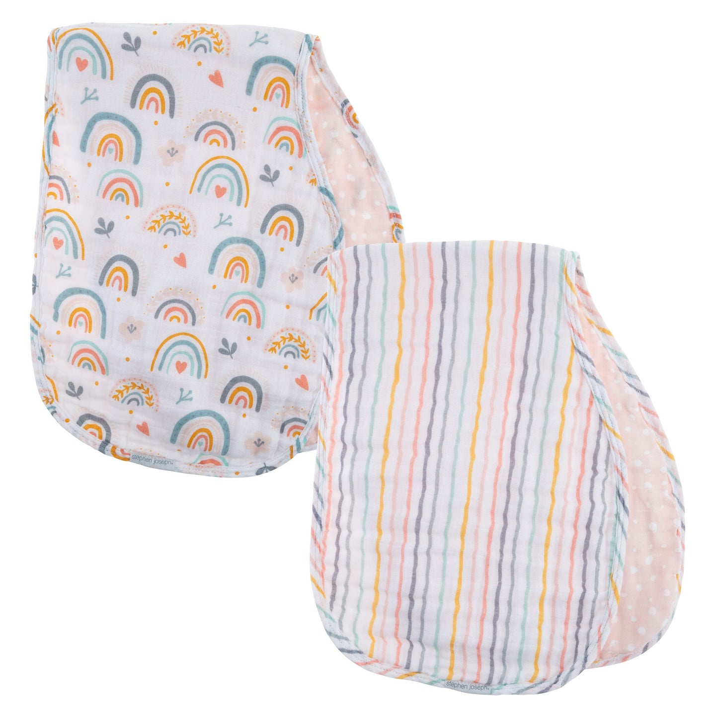 Stephen Joseph Muslin Burp Cloths - Various Designs
