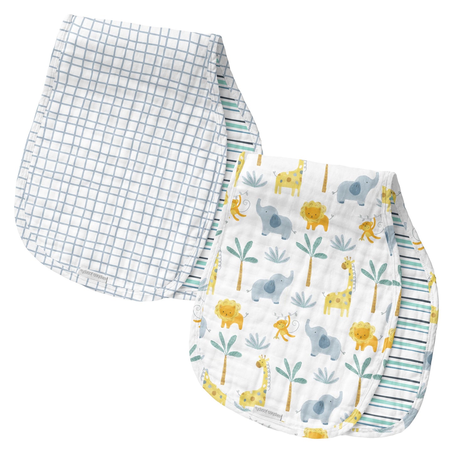 Stephen Joseph Muslin Burp Cloths - Various Designs