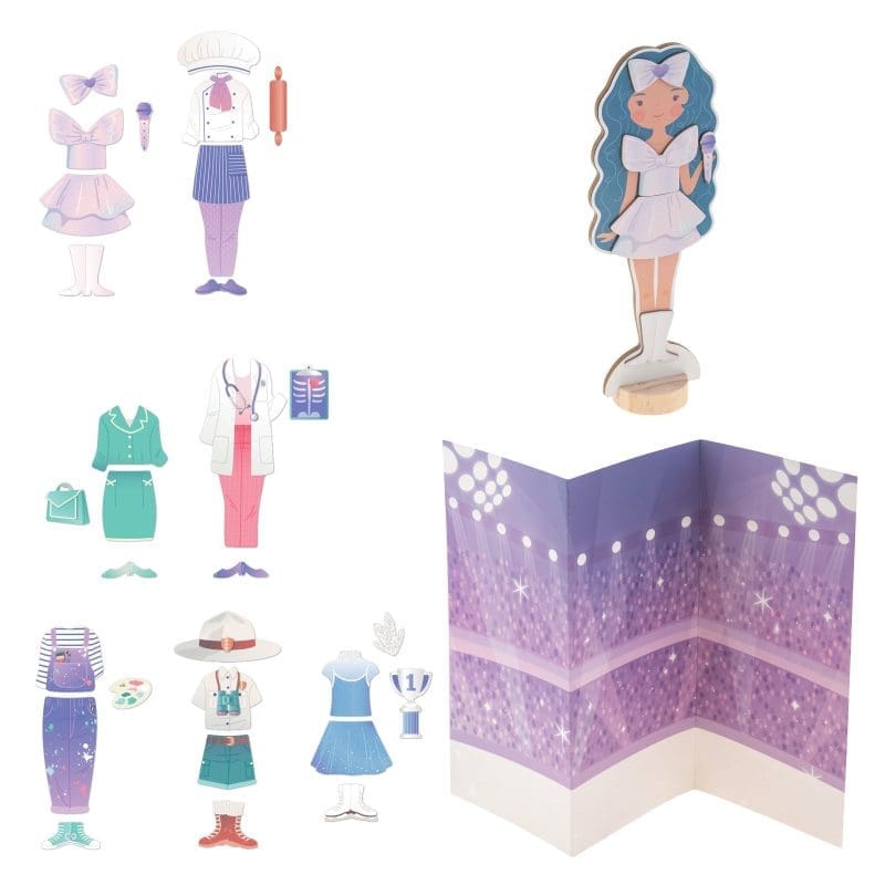Stephen Joseph Magnetic Dress Up Dolls