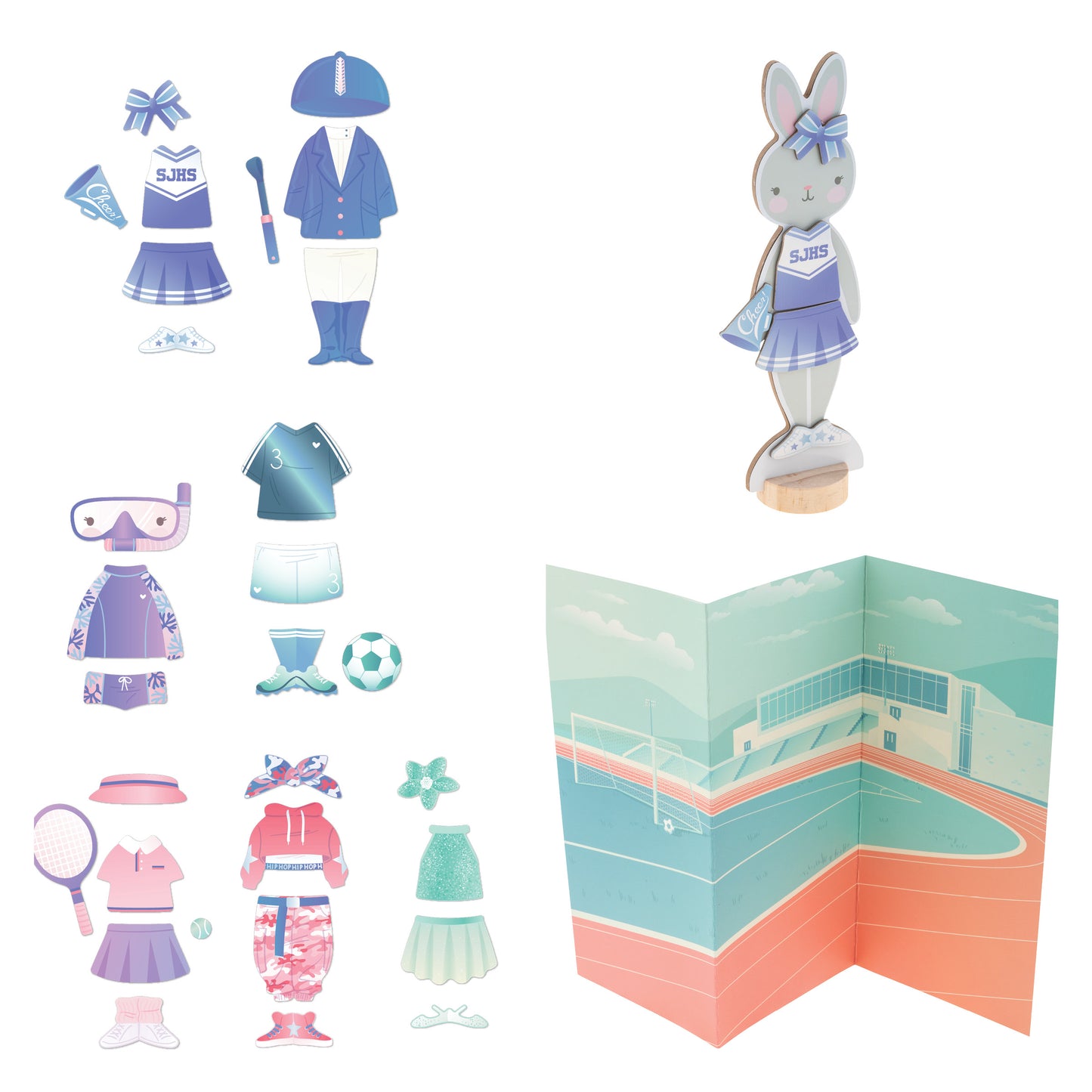 Stephen Joseph Magnetic Dress Up Dolls