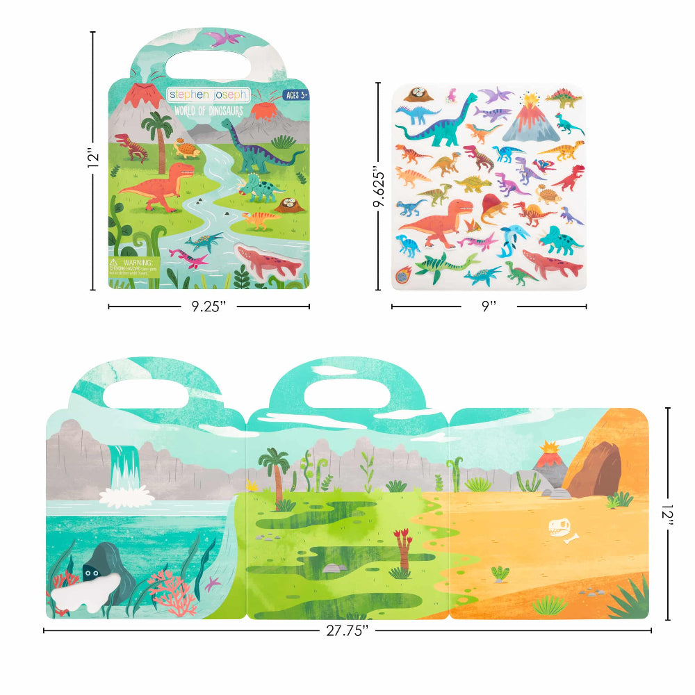 Stephen Joseph Reusable Sticker Book - Various Designs