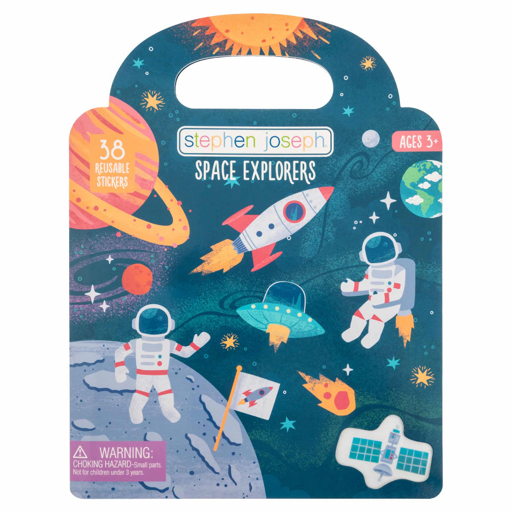 Stephen Joseph Reusable Sticker Book - Various Designs