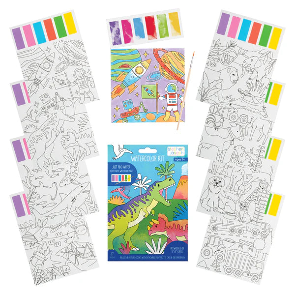 Stephen Joseph Watercolour Art Kit - Various Designs