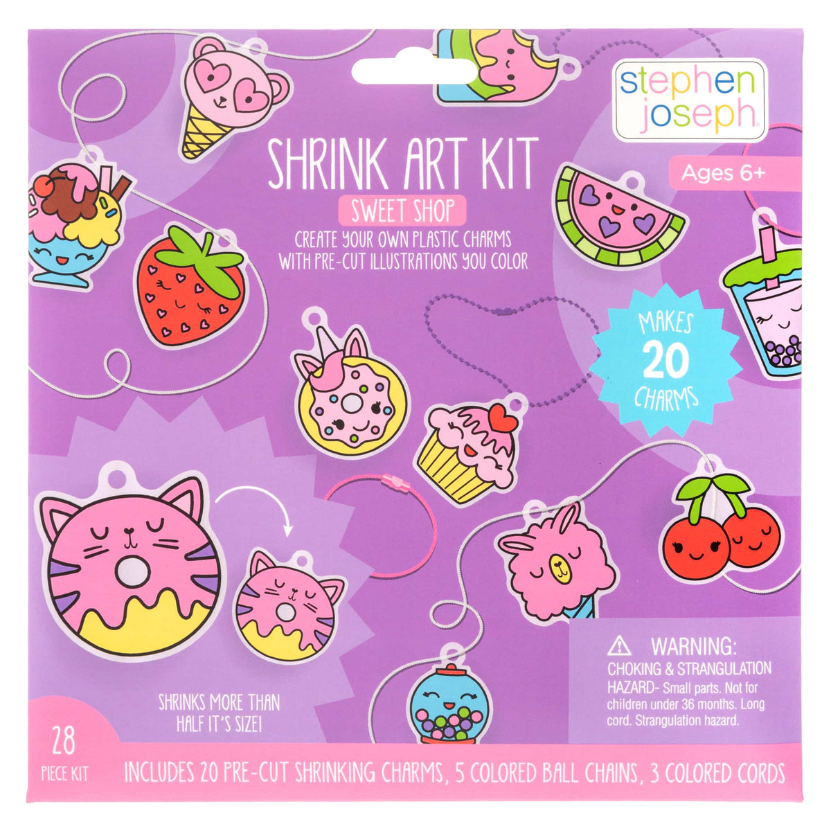 Stephen Joseph Shrink Art Kit - Various Designs