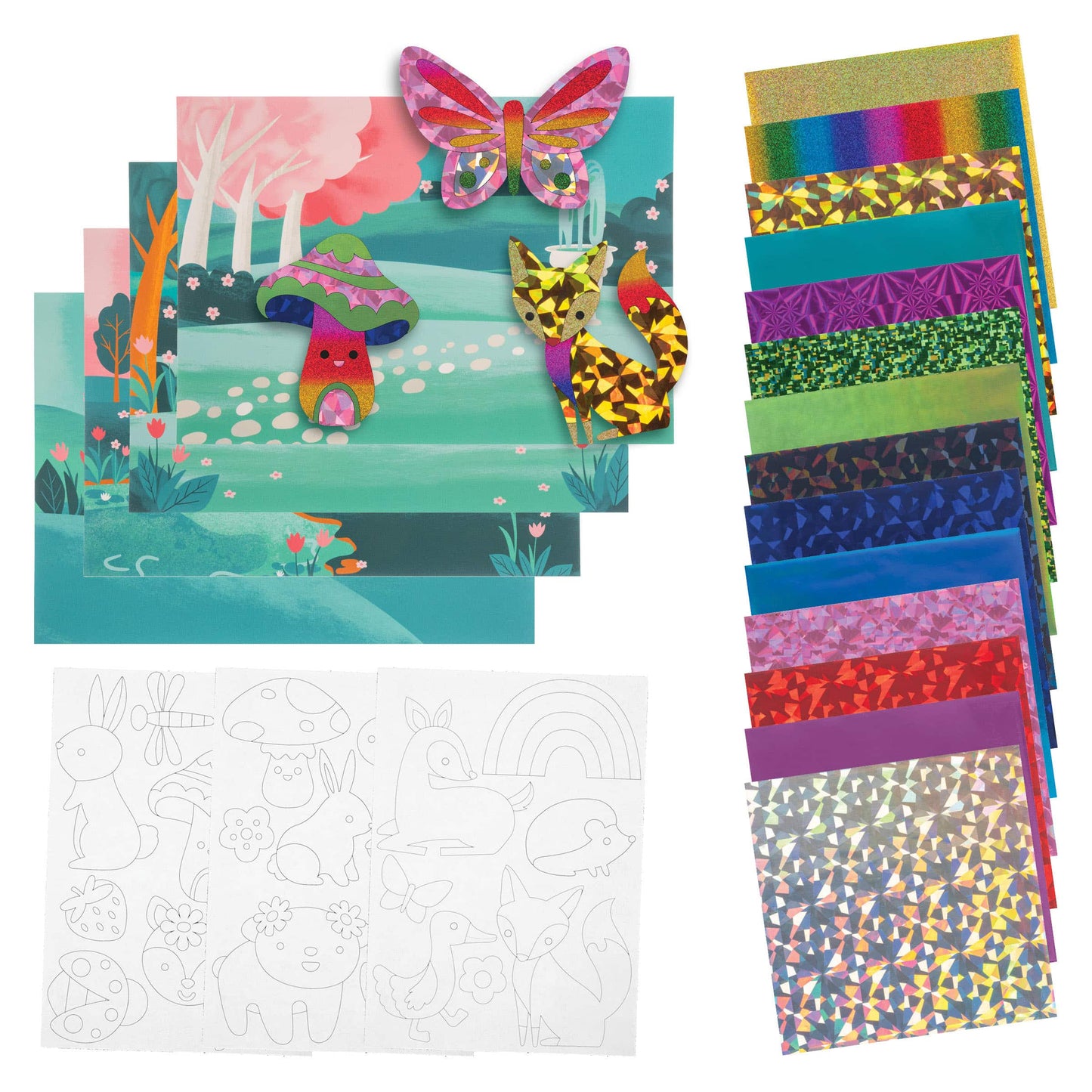 Stephen Joseph Foil Sticker Kit - Various Designs