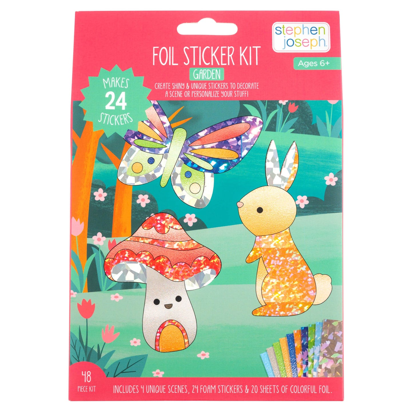 Stephen Joseph Foil Sticker Kit - Various Designs