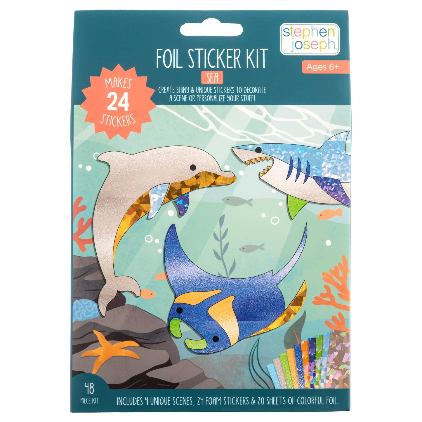 Stephen Joseph Foil Sticker Kit - Various Designs