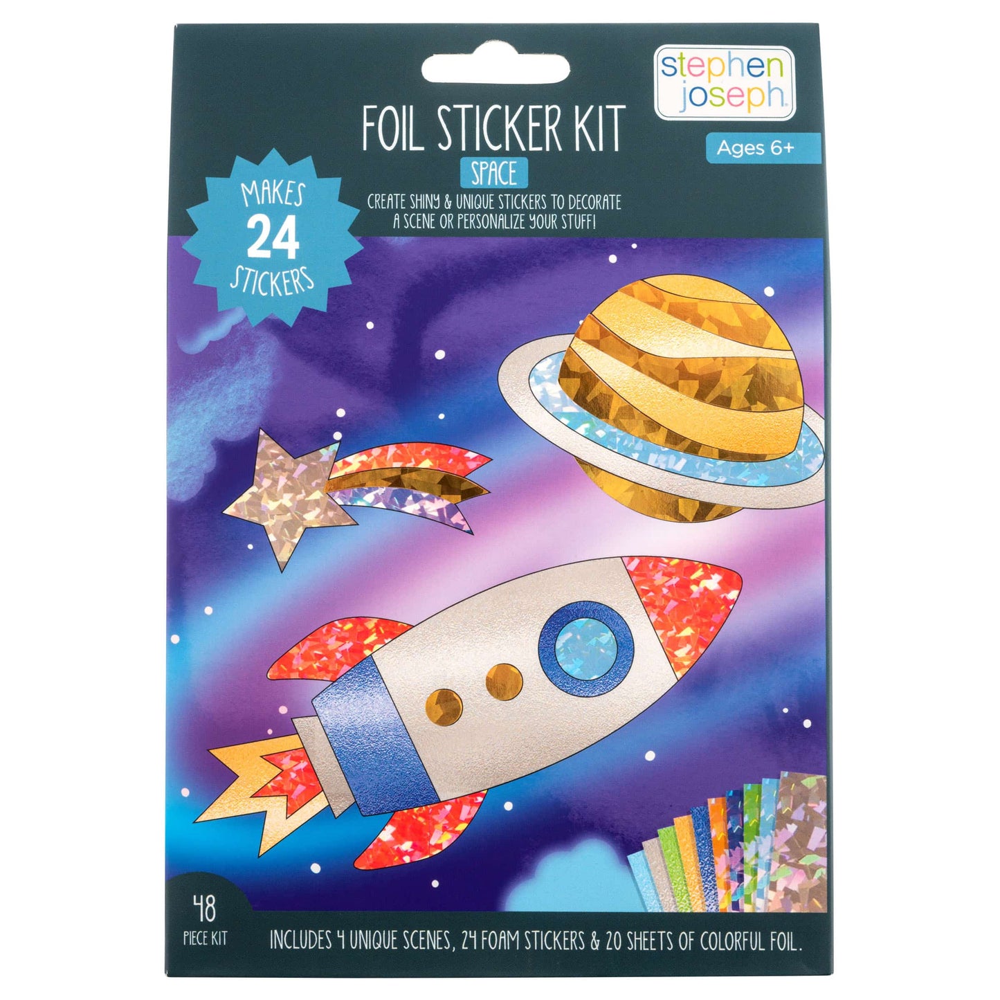 Stephen Joseph Foil Sticker Kit - Various Designs