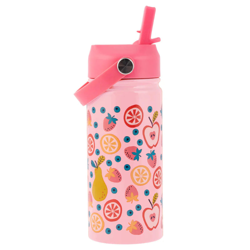 Stephen Joseph Insulated Stainless Steel Water Bottle with Handle