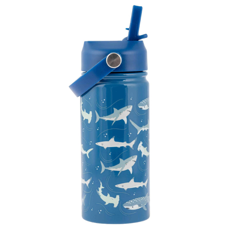 Stephen Joseph Insulated Stainless Steel Water Bottle with Handle