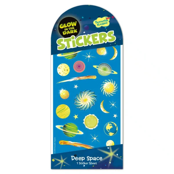 Peaceable Kingdom Glow-in-the-dark Stickers - Various Designs