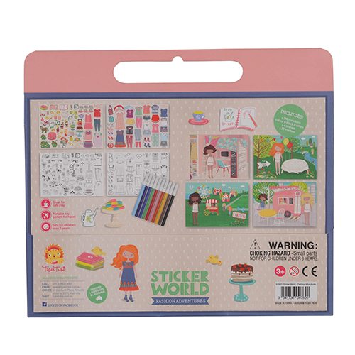 Tiger Tribe Sticker World - Fashion Adventures