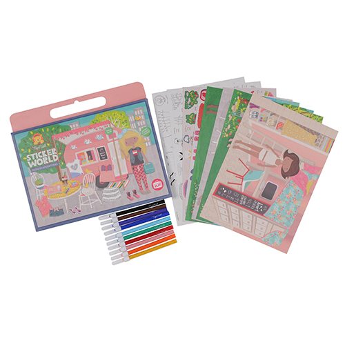 Tiger Tribe Sticker World - Fashion Adventures