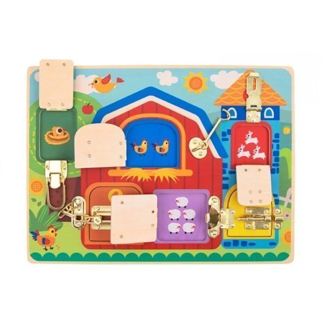 Tooky Toy Latches Activity Board