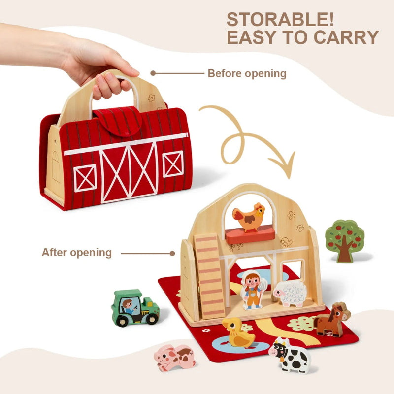 TookyToy Farm Play Set