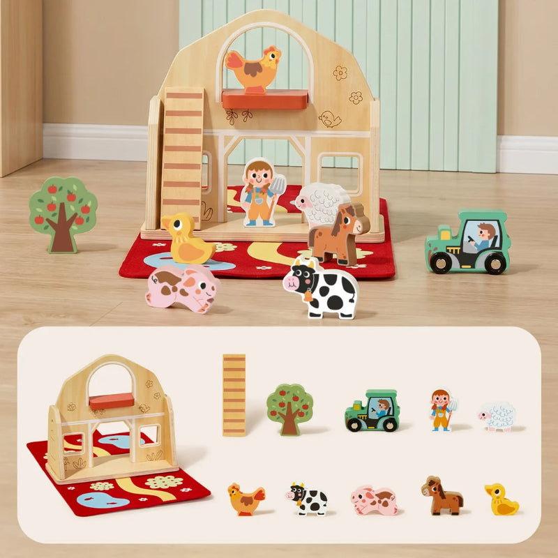 TookyToy Farm Play Set