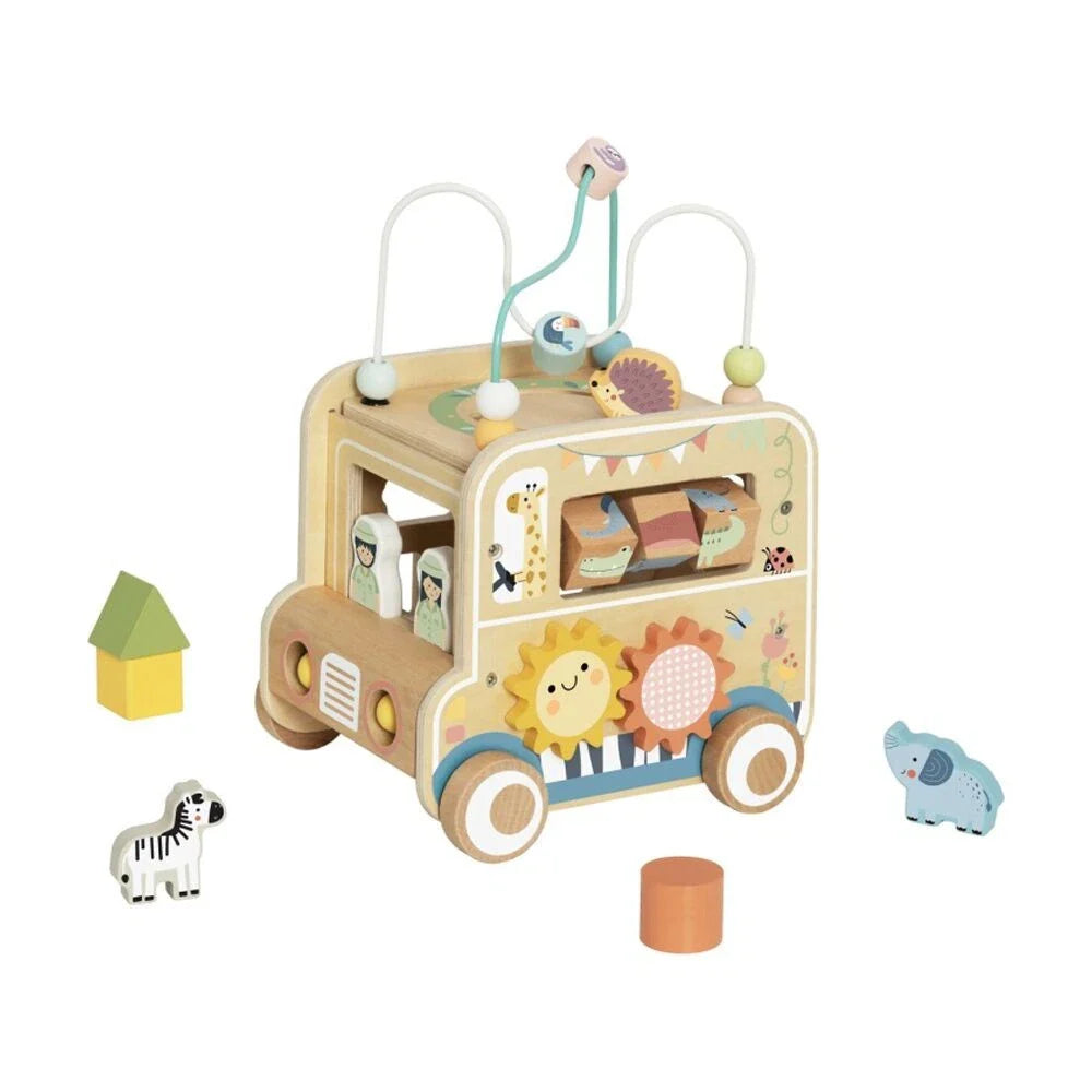 TookyToy Safari Bus Activity Toy